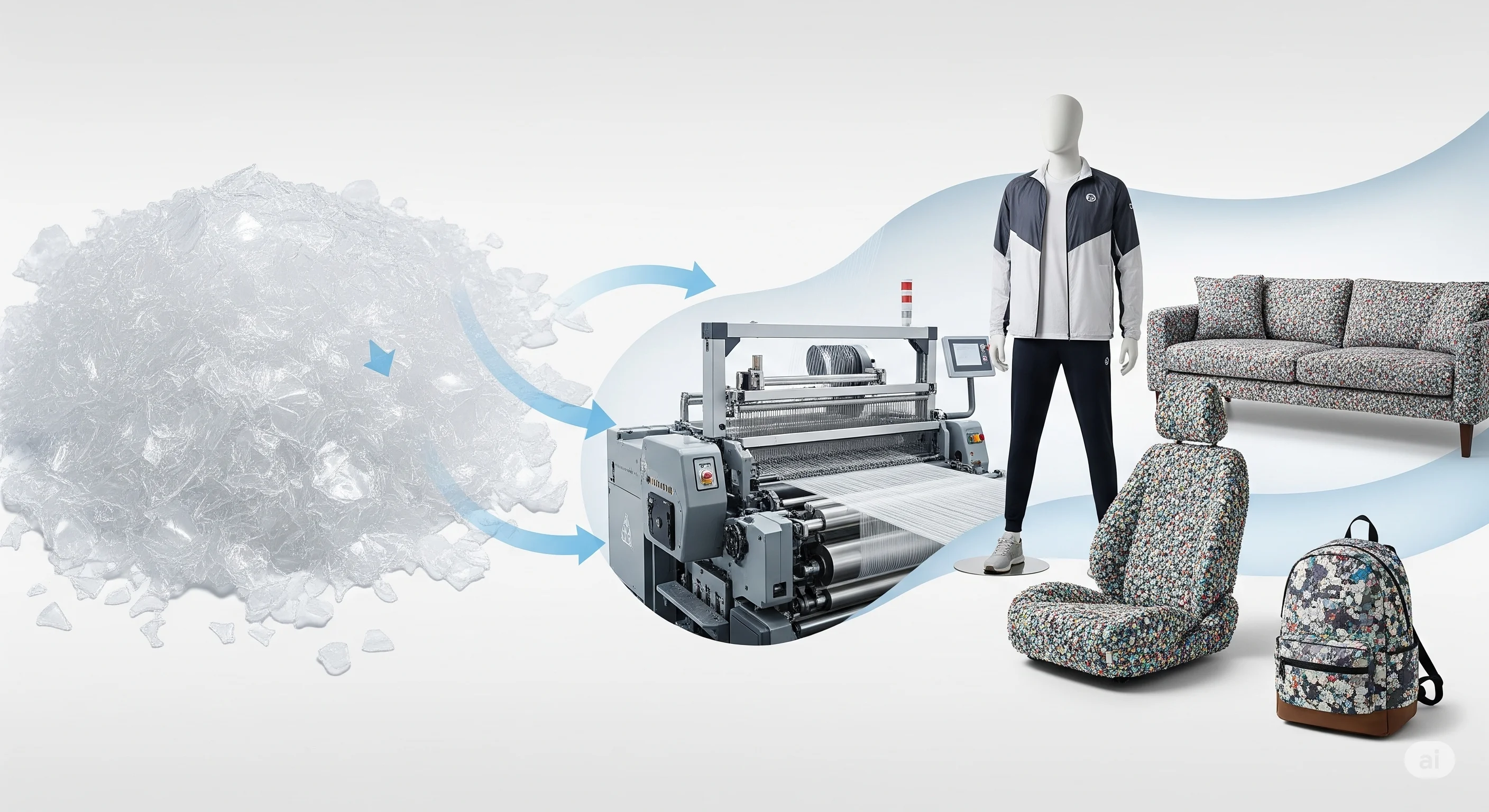Textile and Apparel Industry: Leading PET Flakes Applications