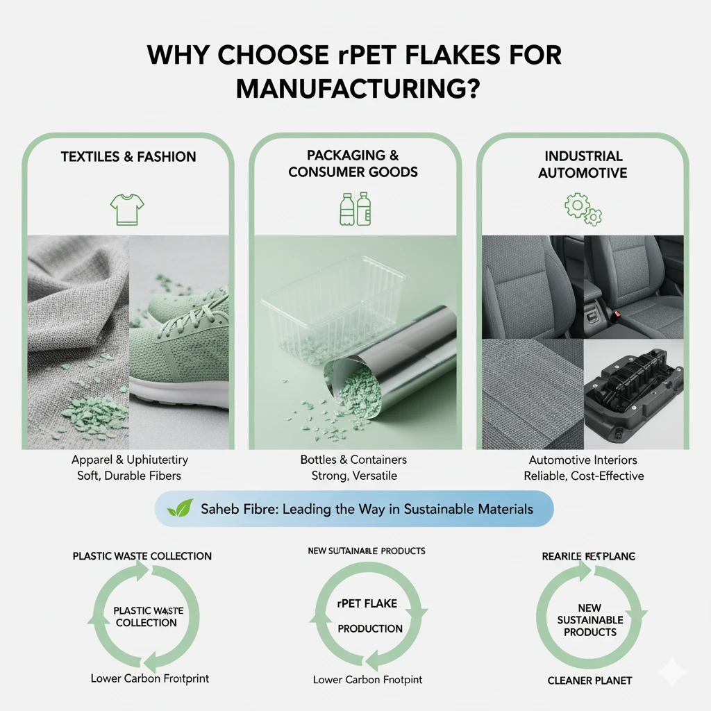 Why Choose rPET Flakes for Manufacturing?