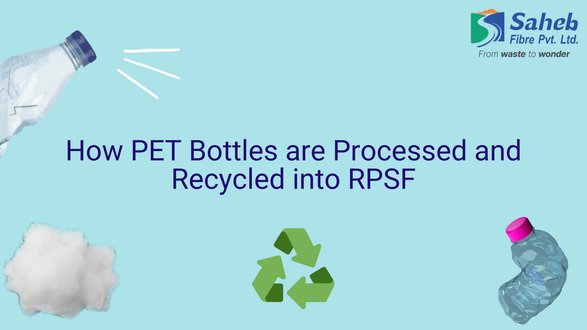 How PET Bottles Are Processed and Recycled into RPSF