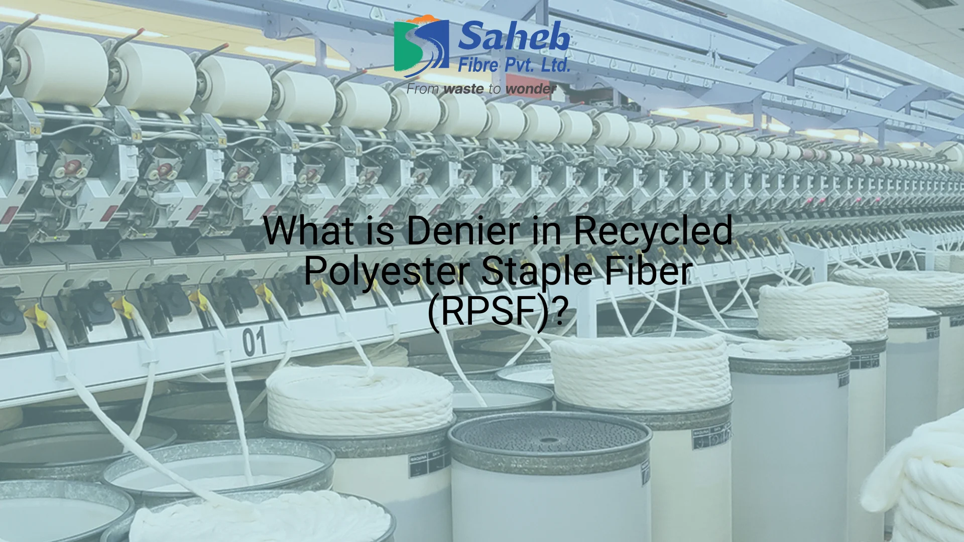 What is Denier in Recycled Polyester Staple Fiber (RPSF)?