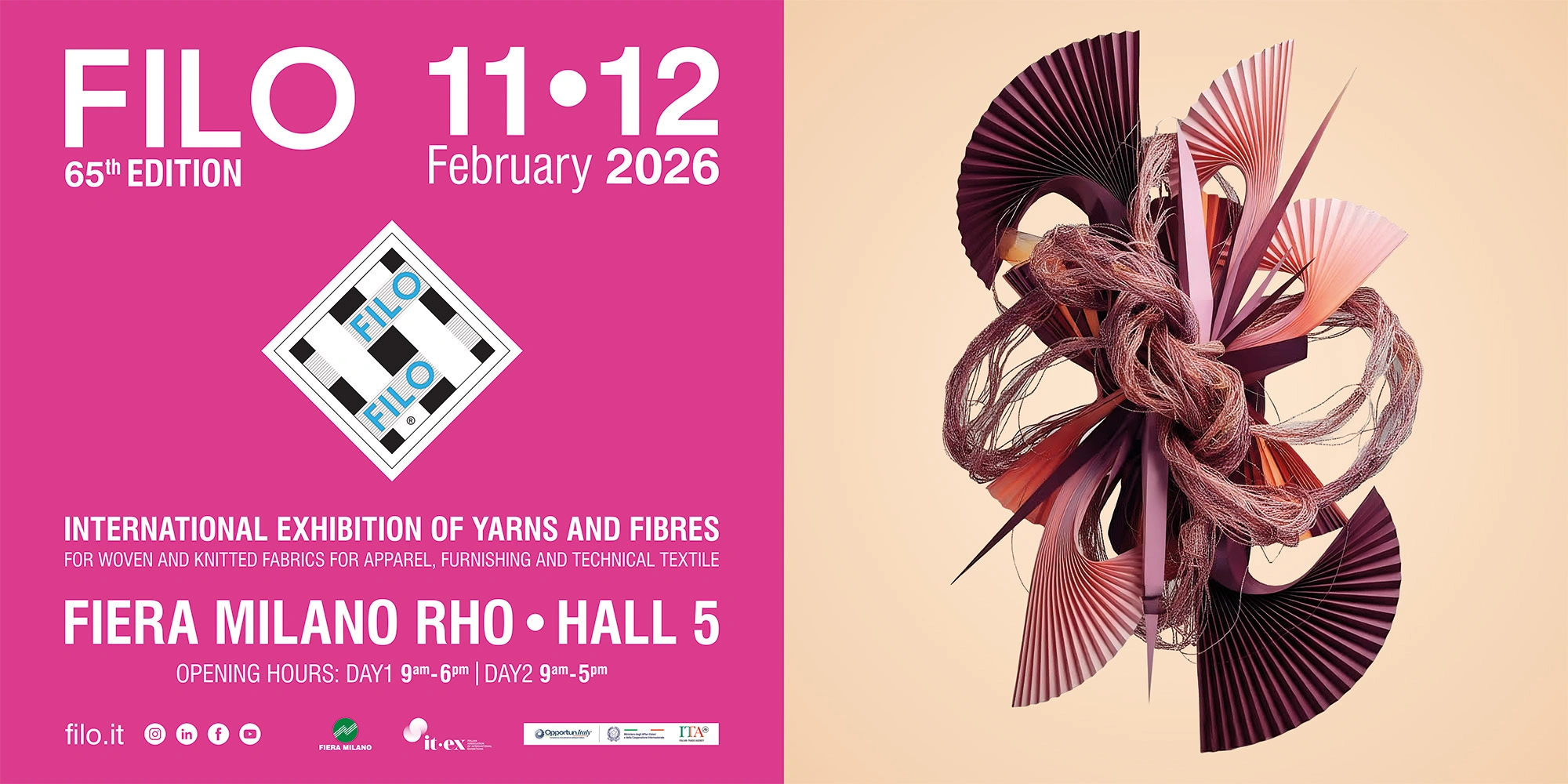Filo - International Exhibition of Yarns & Fibres - 2026
