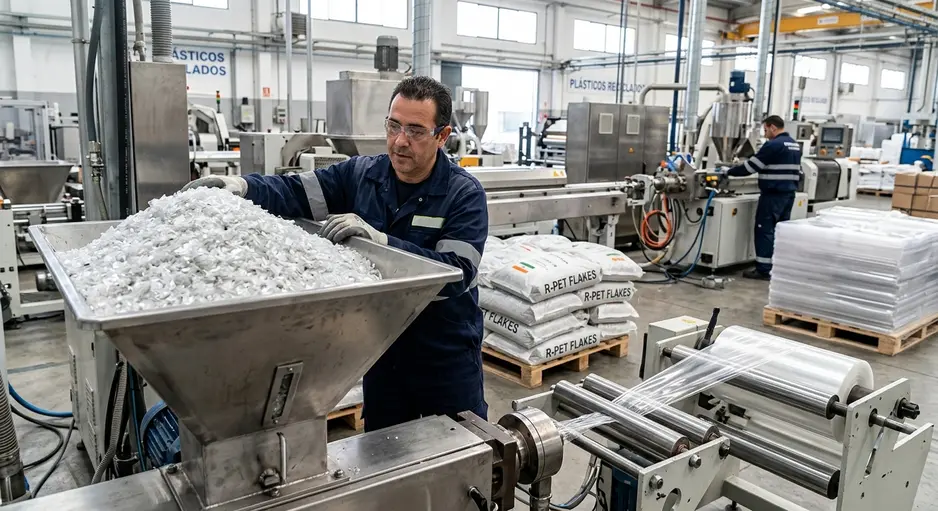 rPET Flakes Exporter to Spain from India